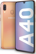 Samsung Galaxy A40 A405 64gb Dual SIM Libre Coral Punto Verde