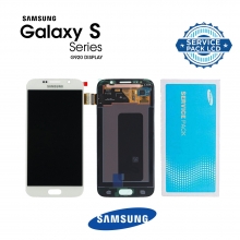 Pantalla para Samsung Galaxy S6 G920 Blanco GH97-17260B Service Pack Original