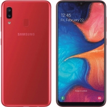 Samsung Galaxy A20 2019 A205F 32gb Dual SIM Libre Red Non Euro Spec Punto Verde