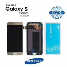 Pantalla para Samsung Galaxy S6 G920 Dorado GH97-17260C Service Pack Original