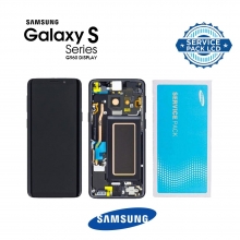 Pantalla para Samsung Galaxy S9 G960 Negro GH97-21696A/21697A Service Pack Original Service Pack Original