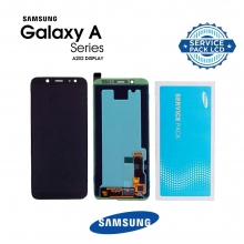 Pantalla para Samsung Galaxy A20E 2019 A202 con Marco Negro GH82-20186A/20229A Service Pack Original