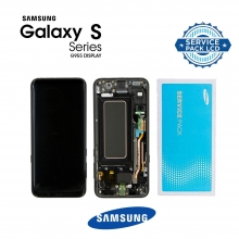 Pantalla para Samsung Galaxy S8 Plus G955 Negro GH97-20470A/20564A Service Pack Original