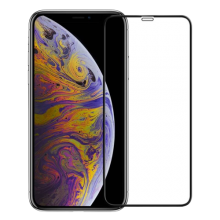 Cristal Templado Full Glue para Apple iPhone XS Max / iPhone 11 Pro Max Negro Compatible