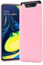 Funda Silicona para Samsung Galaxy A80 A805 Rosa Compatible