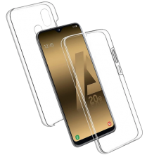 Funda Silicona Doble para Samsung Galaxy A20E A202 Transparente Compatible