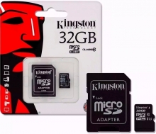 Tarjeta de Memoria Micro SD Kingston 32Gb SDHC Clase 10