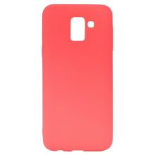 Funda Silicona para Samsung Galaxy J6 J600 Rojo Compatible